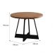 Mesa de Jantar Redonda 1 m Átria 1594 Carraro Nogal/Preto