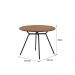 Mesa de Jantar Redonda 1m 1588 Carraro Freijó/Preto