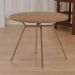 Mesa de Jantar Redonda 1m 1588 Carraro Freijó/Rose