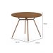 Mesa de Jantar Redonda 1m 1588 Carraro Freijó/Rose
