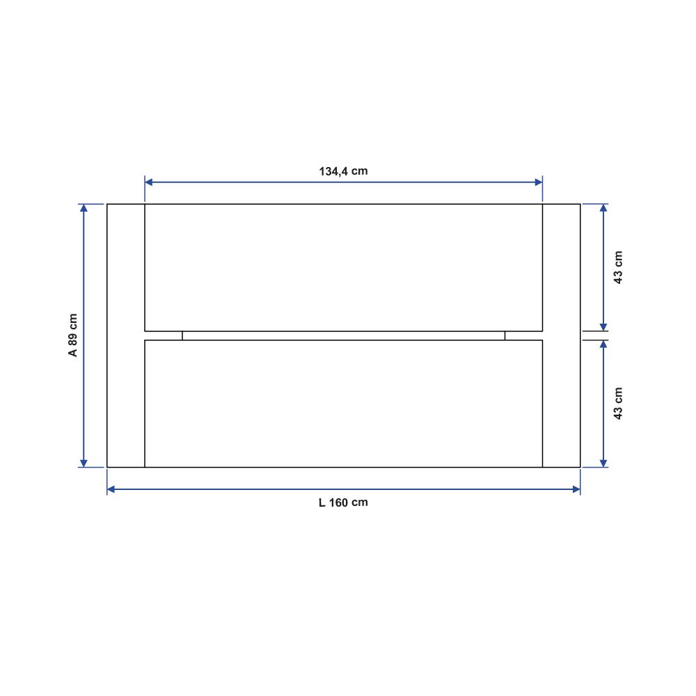 Mesa para Computador Gamer e Painel para TV até 55 Polegadas Preto Carraro