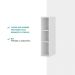 Nicho Aéreo MDF Branco 20cm Carraro