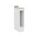Nicho Toalheiro Milla MDF Branco 20cm Carraro