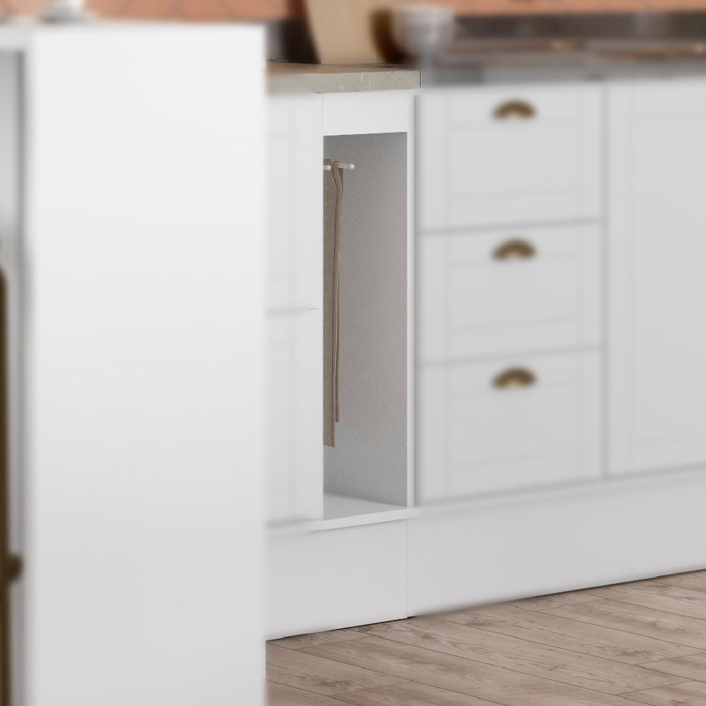 Nicho Toalheiro Milla MDF Branco 20cm Carraro