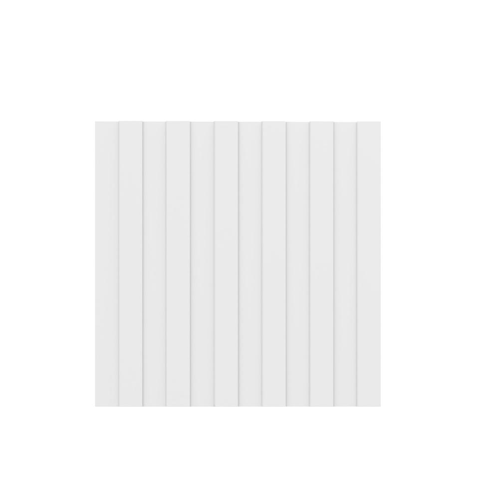 Painel Ripado Milla Branco MDF 60cm Carraro