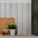 Painel Ripado Milla Branco MDF 60cm Carraro