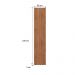 Painel Ripado Milla Nogal 230cm Carraro