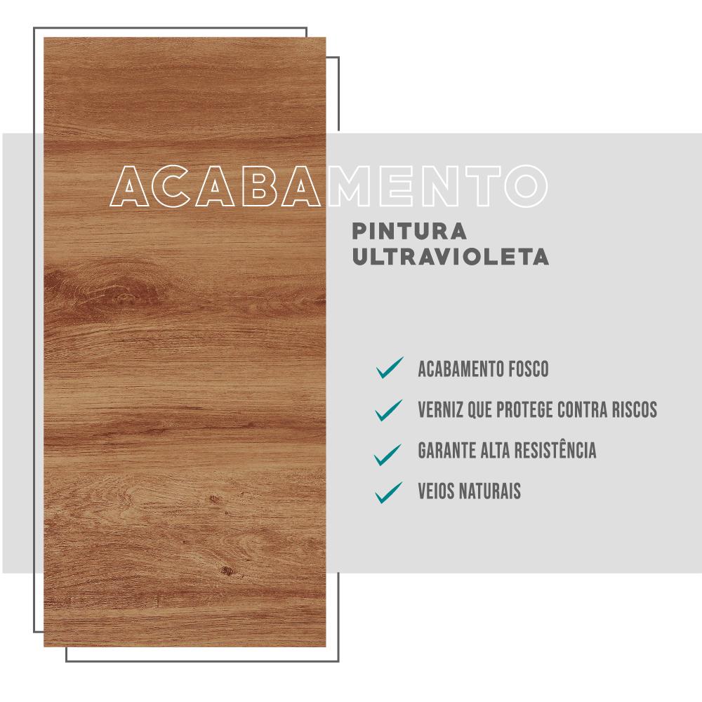 Painel Ripado Milla Nogal 60cm Carraro