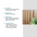 Painel Ripado Milla Nogal 80cm Carraro