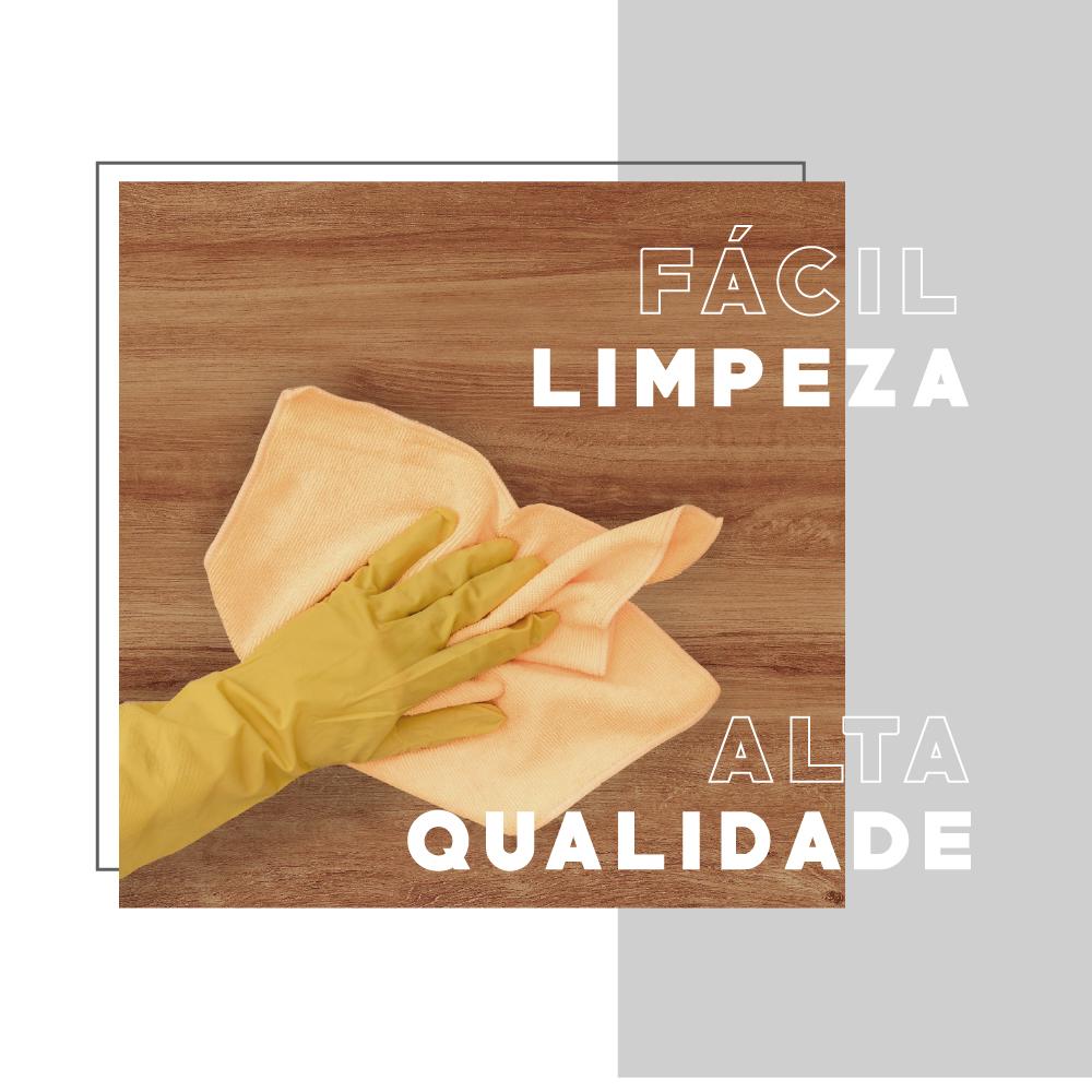 Painel Ripado Milla Nogal 80cm Carraro