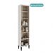 Paneleiro 2 Portas 5 Prateleiras Lótus Carraro Branco