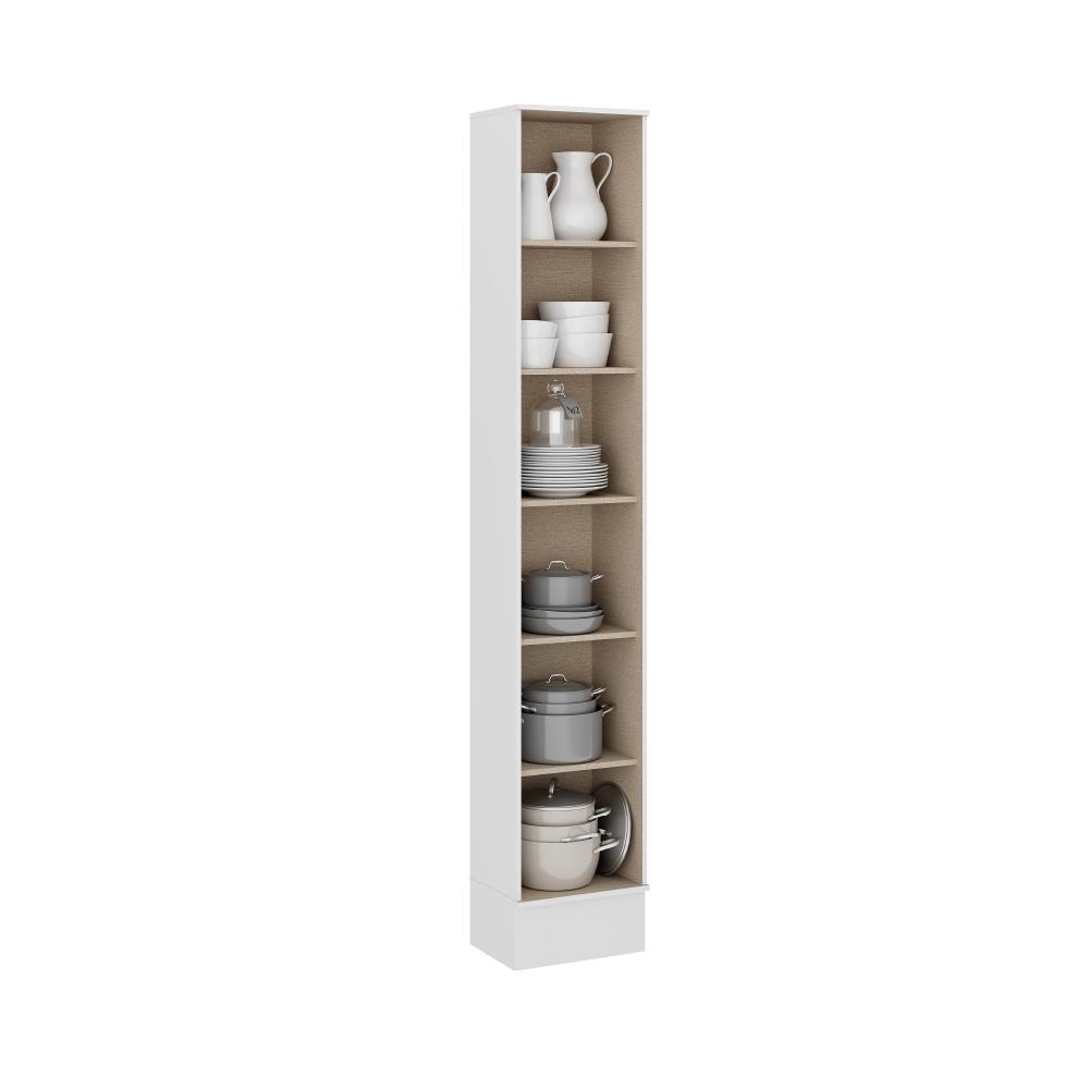 Paneleiro 2 Portas Milla MDF Branco 40cm Carraro