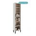 Paneleiro 3 Portas 5 Prateleiras Lótus Carraro Branco