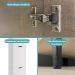 Paneleiro Miami 3 Portas 5 Prateleiras Carraro Branco