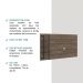 Rack c/ Painel para Tv até 50' Ohio Carraro - Legno/Preto