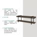 Rack c/ Painel para Tv até 50' Ohio Carraro - Legno/Preto