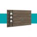 Rack c/ Painel para Tv até 50' Ohio Carraro Legno/Preto