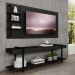 Rack c/ Painel para Tv até 50' Ohio Carraro Preto