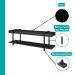 Rack c/ Painel para Tv até 50' Ohio Carraro Preto