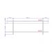 Rack para TV Habitat Madeirado e Tubos Pretos Carraro - Preto