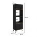 Torre Quente 2 Fornos Atlanta Carraro Preto Touch