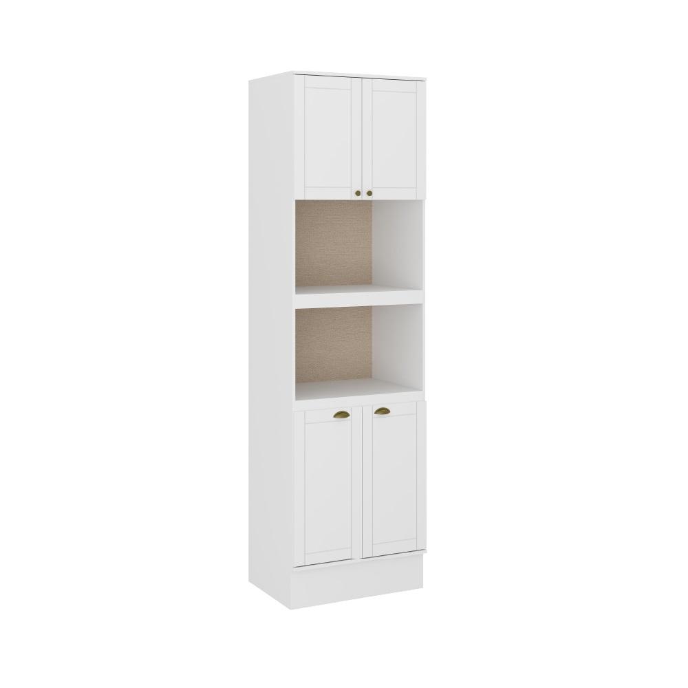 Torre Quente 2 Fornos Milla Branco MDF 70cm Carraro