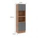 Torre Quente 2 Fornos Milla Nog/Cinza 70cm Carraro
