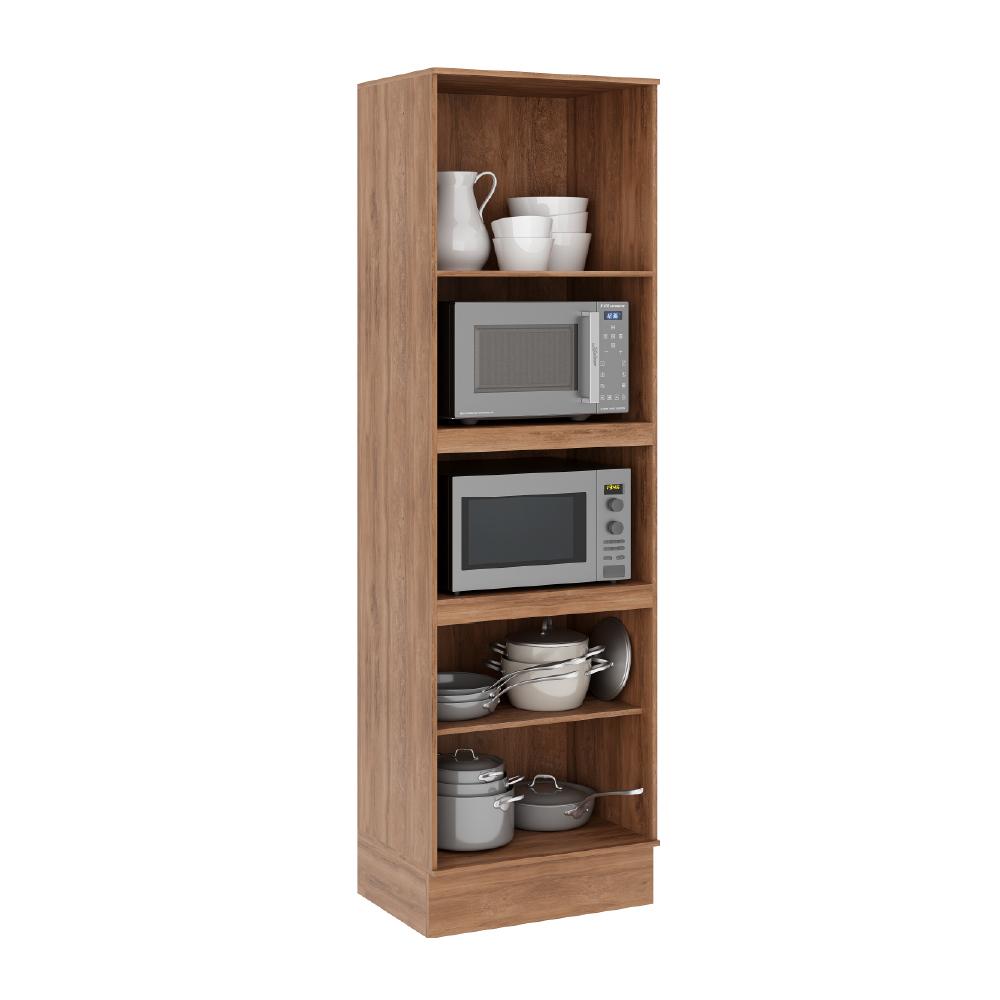 Torre Quente 2 Fornos Milla Nog/Cinza 70cm Carraro