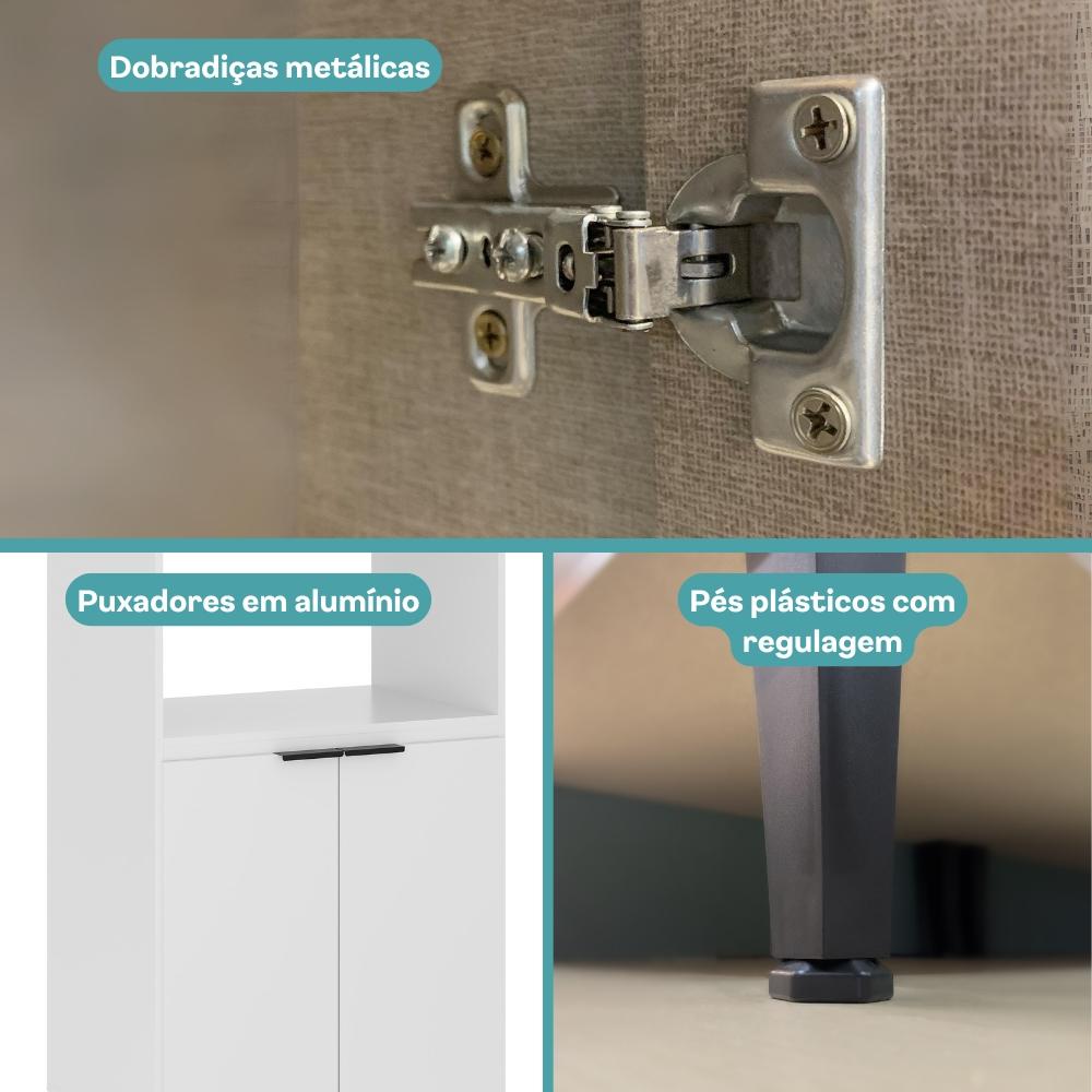 Torre Quente Miami para 1 Forno 4 Portas Carraro Branco