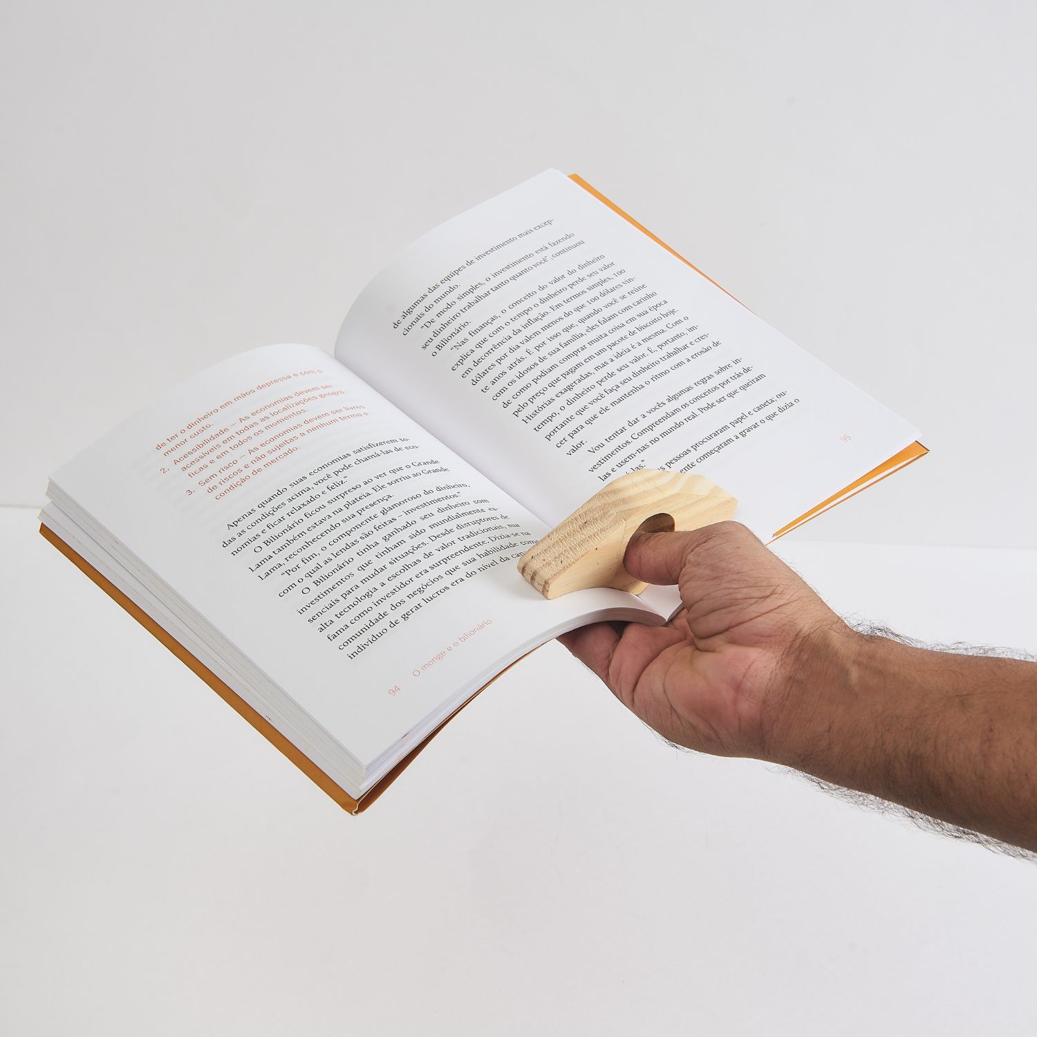 Suporte de Dedo Leitura