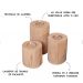 Trio de velas decorativas de tronco de eucalipto