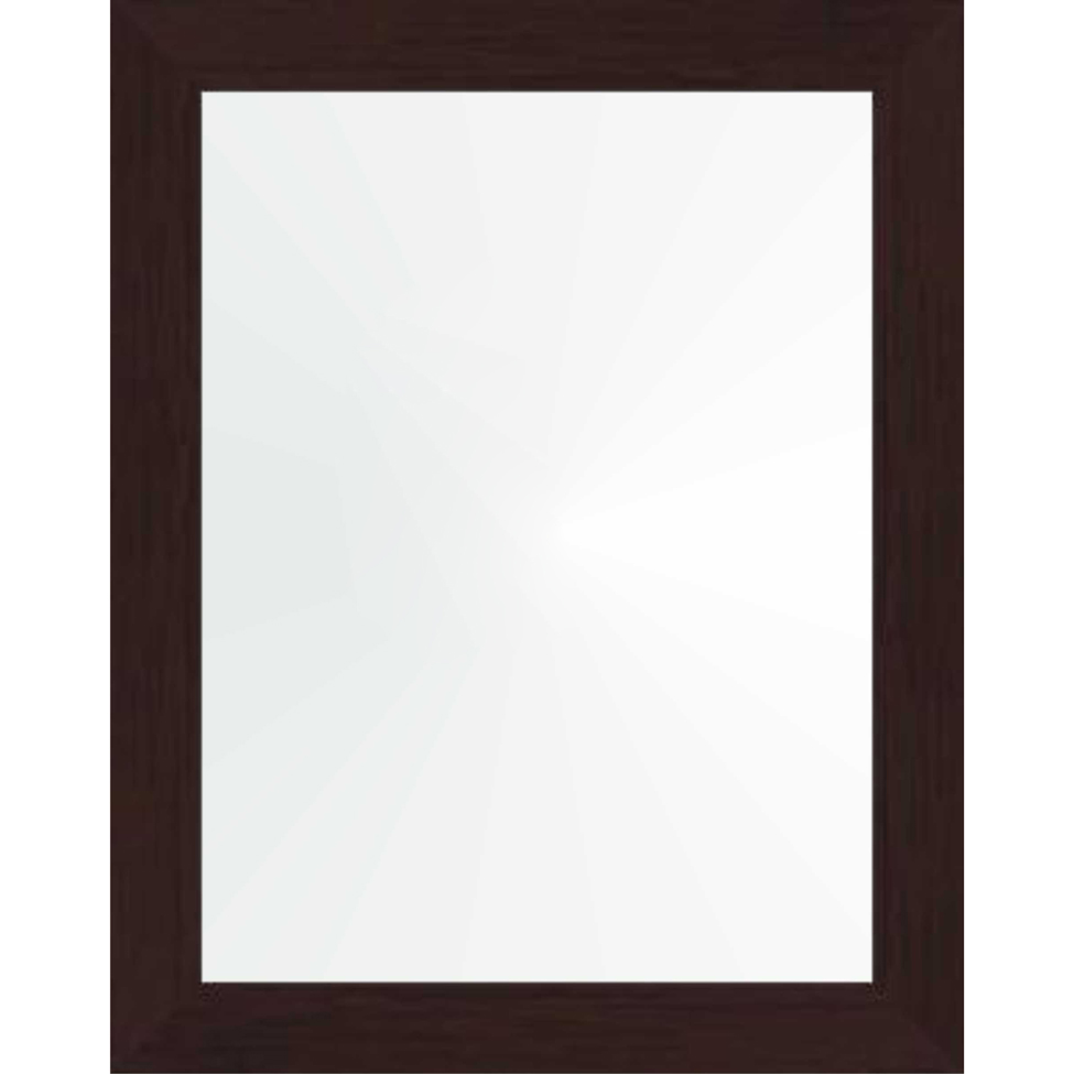 Espelho 38x48 Moldura 4cm Reta Tabaco