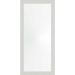 Espelho 38x83 Moldura 4cm Reta Branca