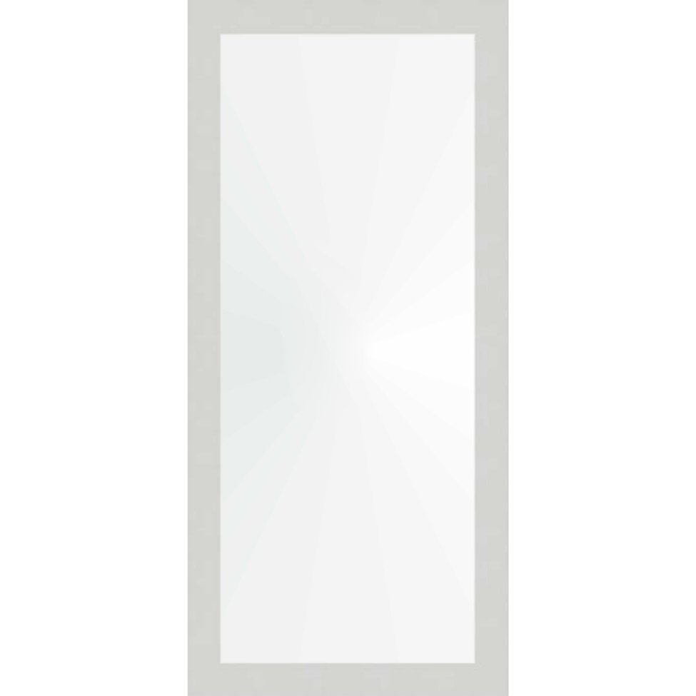 Espelho 38x83 Moldura 4cm Reta Branca