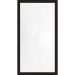 Espelho 58x108 Moldura 4cm Reta Preta