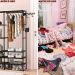 Guarda-Roupa Portátil Arara Multifuncional Desmontável