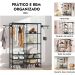 Guarda-Roupa Portátil Arara Multifuncional Desmontável