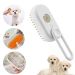 Kit 2 Escovas Pet Vapor Usb Para Gato e Cachorro 3 em 1