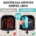 Kit 2 Forma de Silicone para AirFryer 20 cm Cores Sortidas Cores Sortidas