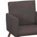 Kit 2 Poltronas Decorativas Nina Pé Palito Suede Cinza