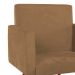 Kit 2 Poltronas Decorativas Nina Pé Palito Suede Rato