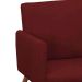 Kit 2 Poltronas Decorativas Nina Pé Palito Suede Vinho