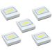 Kit 5 Luminárias Portáteis Interruptor Luz de LED