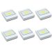 Kit 6 Luminárias Portáteis Interruptor Luz de LED