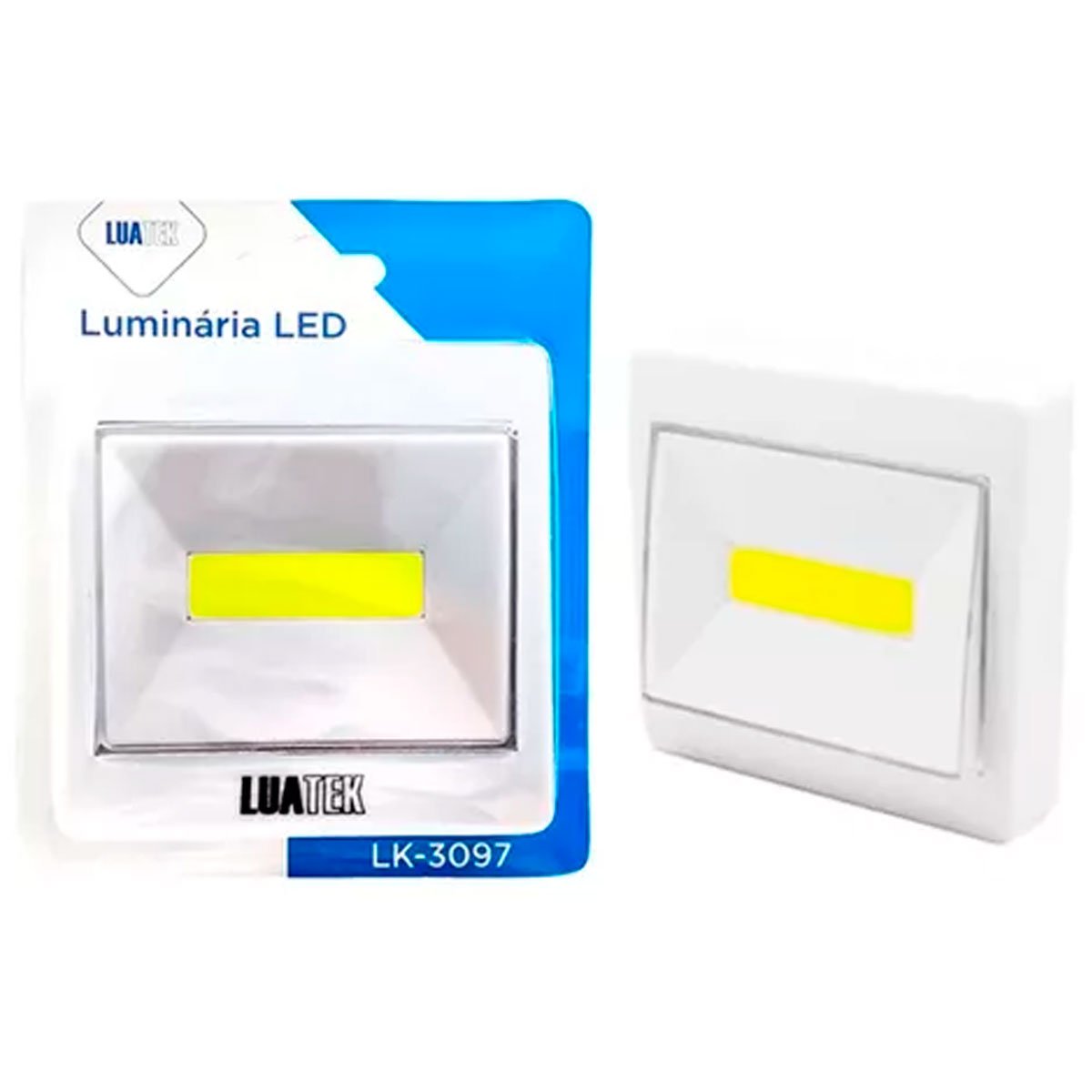 Kit 8 Luminárias Portáteis Interruptor Luz de LED