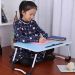 Mesa Dobrável p/ Notebook c/ Suporte p/ Tablet e Copo Cores Sortidas
