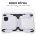 Mesa Dobrável p/ Notebook c/ Suporte p/ Tablet e Copo Cores Sortidas