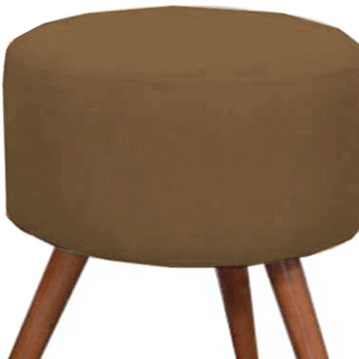 Puff Decorativo Milão Pé Palito Suede Rato