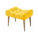 Puff Requinte Casa Chick Pés Palito Animale Amarelo
