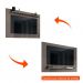 [OUTLET] Painel para TV até 60 Polegadas Safira Cinza